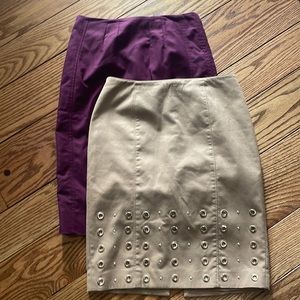 2 for 1 WHBM perfect form pencil skirts